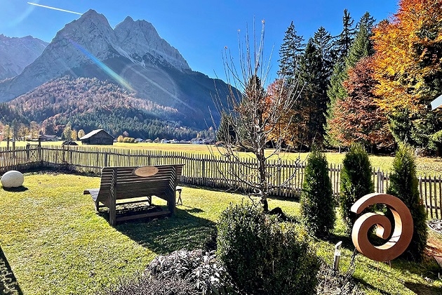 Garten mit Panoramablick