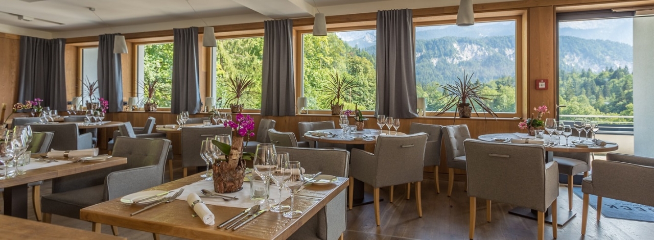 Restaurant mit Panoramablick